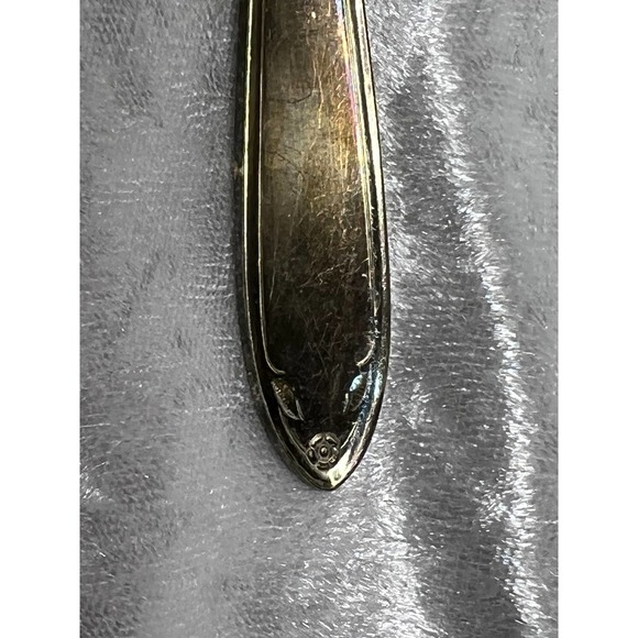 National Silver Co. Siverplate 1930's Princess Royal Pie Server Slotted Serving - Picture 7 of 7